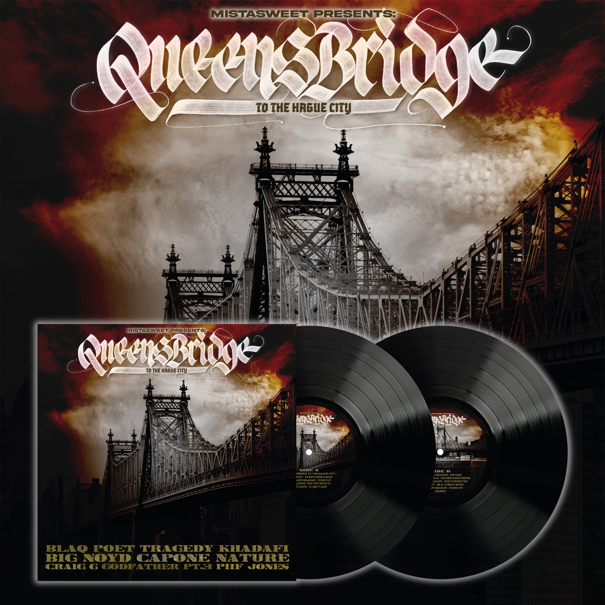 Mista Sweet - Queensbridge To The Hague City 2LP (Black ver)