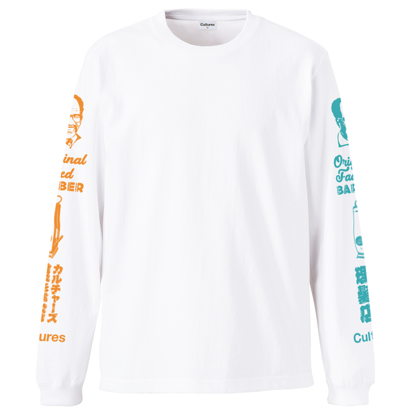 The Barber's L/S T-shirt [White]