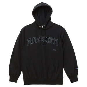 From Ghetto Hooded Pullover [Black]