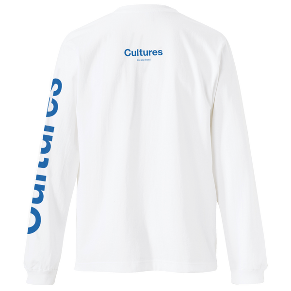 Cultures Logo L/S T-shirt [White]