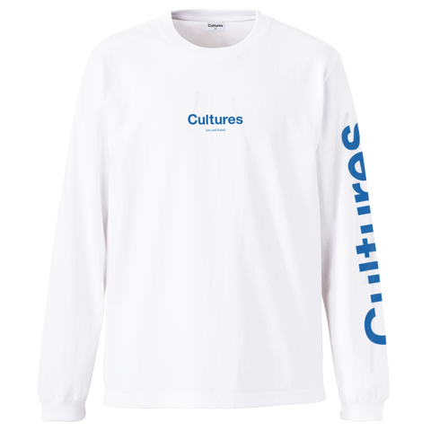 Cultures Logo L/S T-shirt [White]