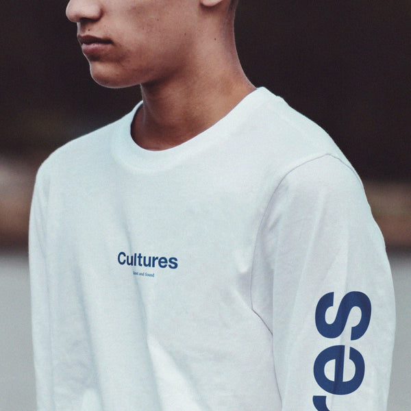 Cultures Logo L/S T-shirt [White]